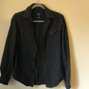 Dark gray flannel